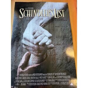 SCHINDLERS LIST movie theater size poster vintage 90s NEW Steven Spielberg